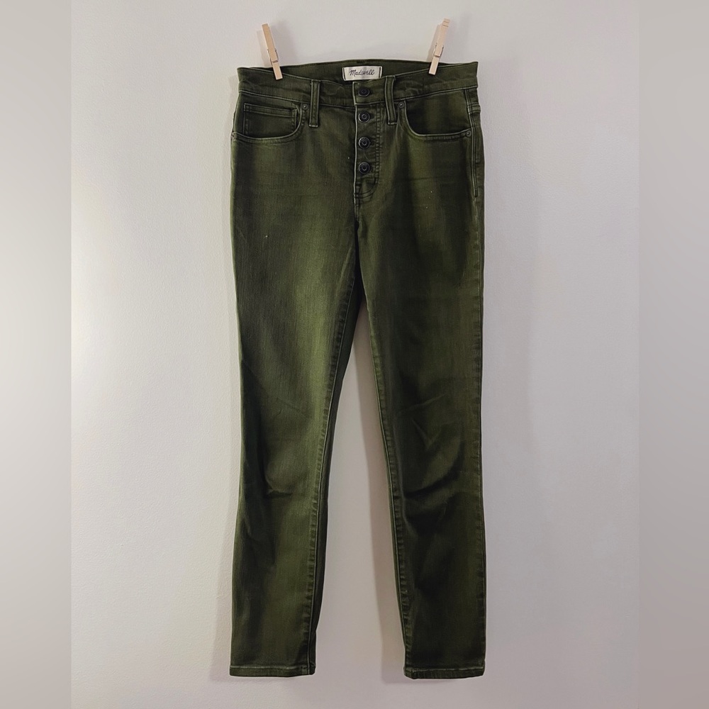 Madewell 9" High Rise Skinny Crop Jeans